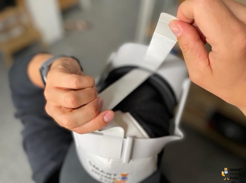 Регулировка очков в верхней части головы